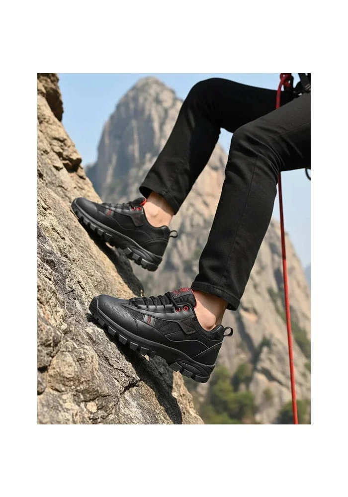 Bacca Bucci Black FOREST Low-Top Hiking Boots for Men | Best Price UAE